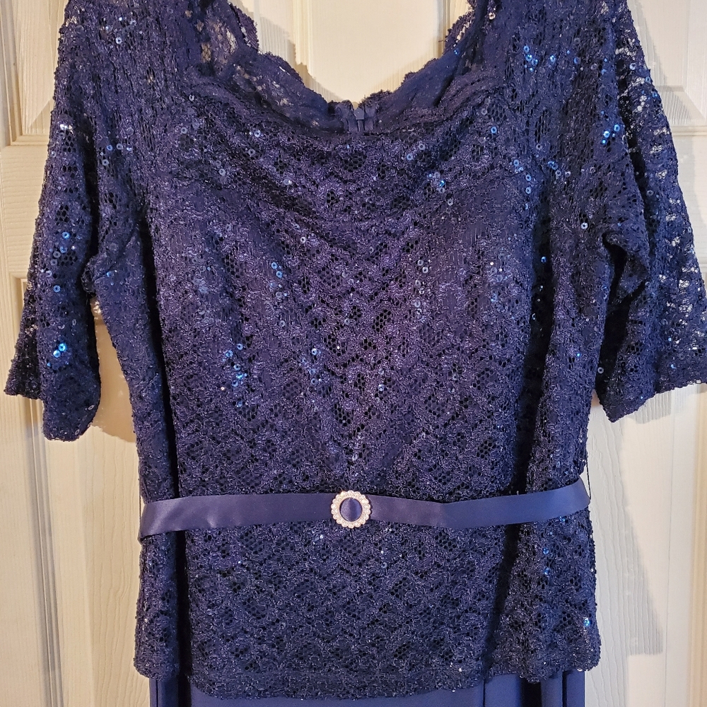 Navy blue Evening Gown